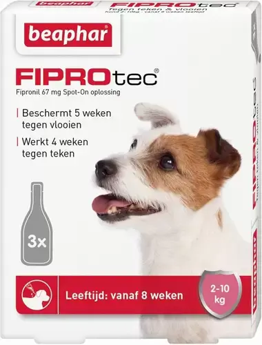 Beaphar fiprodog 2-10 kg 3pip