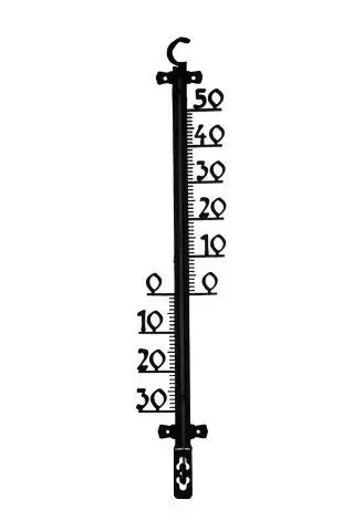 Buitenthermometer kunststof l25cm