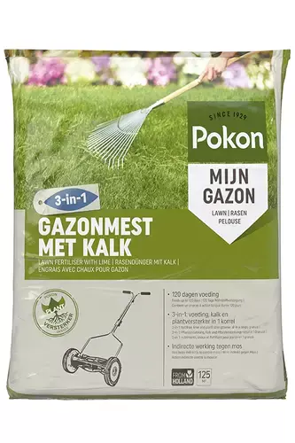 Gazonm + kalk 3-in-1 125m2 - afbeelding 1