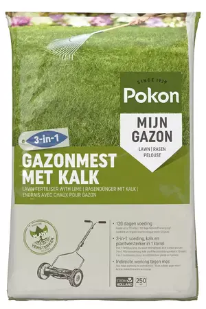 Gazonm+kalk 3-in-1 250m2 - afbeelding 1