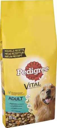 Pedigree Adult brokken menu met lam en groenten 15kg