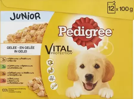 Pedigree Multipack pouch junior 12 x 100 gr